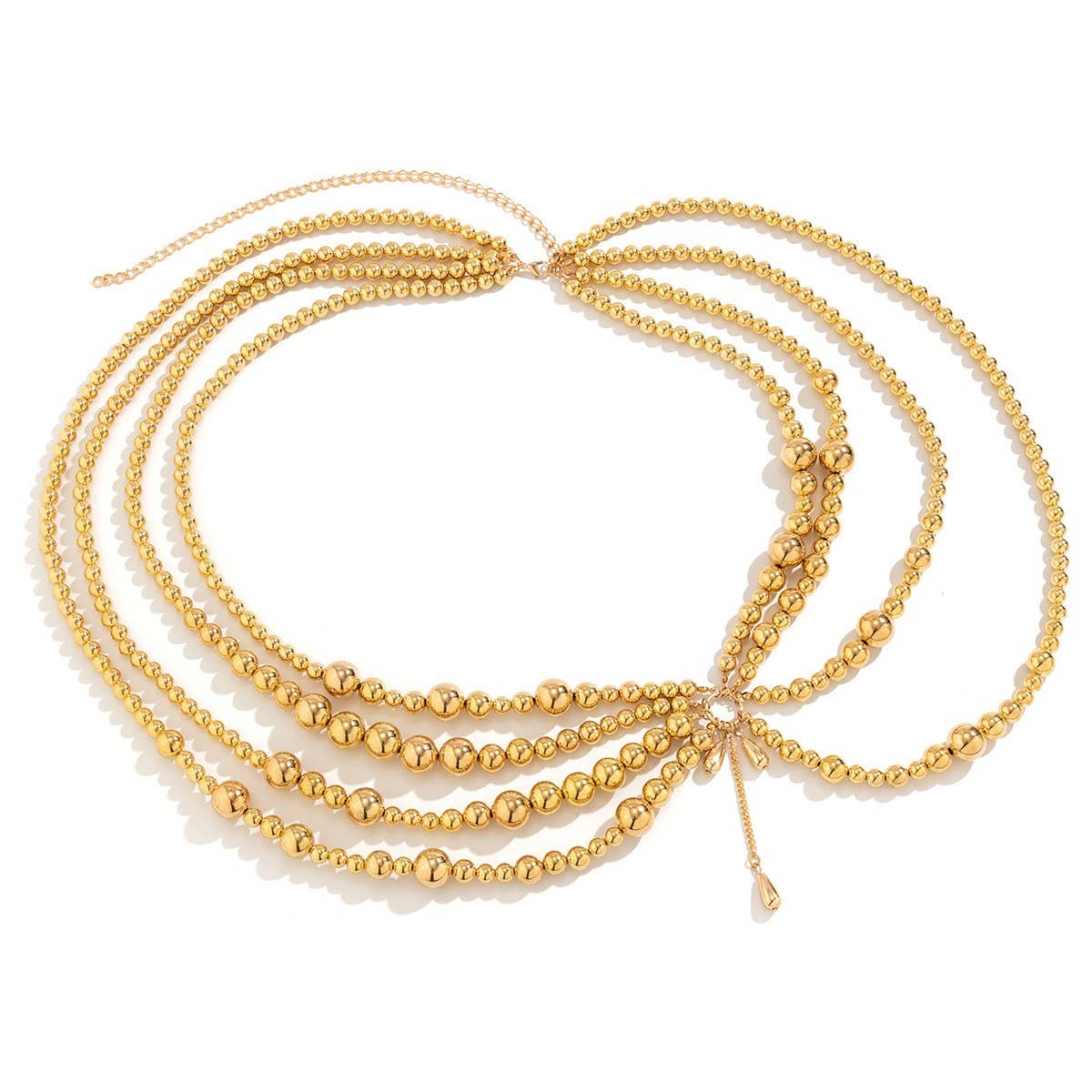 IMITATION PEARL HOLLOW TASSEL BODY CHAIN