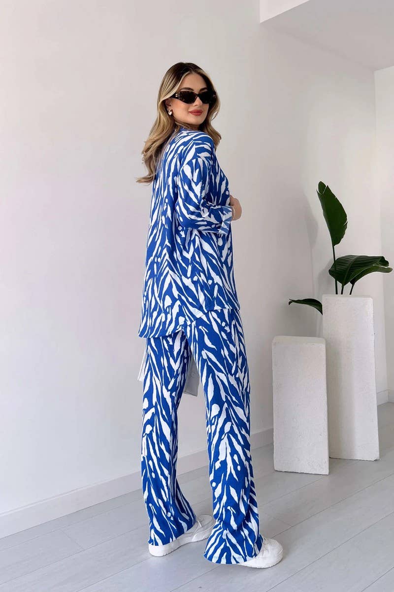 CWSS1062_SPRING WOMEN'S FASHION CASUAL TWO-PIECE SUIT