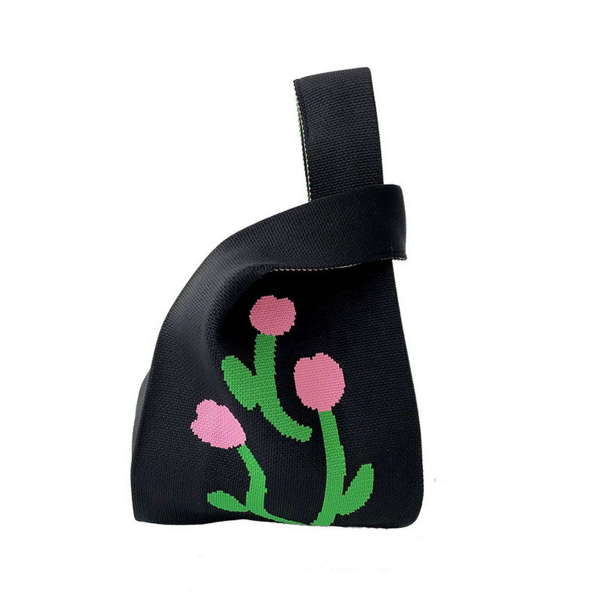 CUTE CARTOON ANIMAL KNITTED SHOULDER BAG HANDBAG_CWAB2397