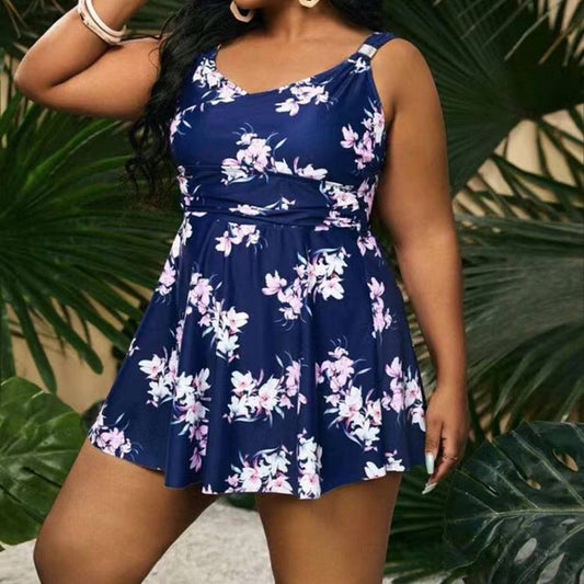 OVERSIZED PRINTED TWO-PIECE SKIRT BIKINI SET_CWMW0604