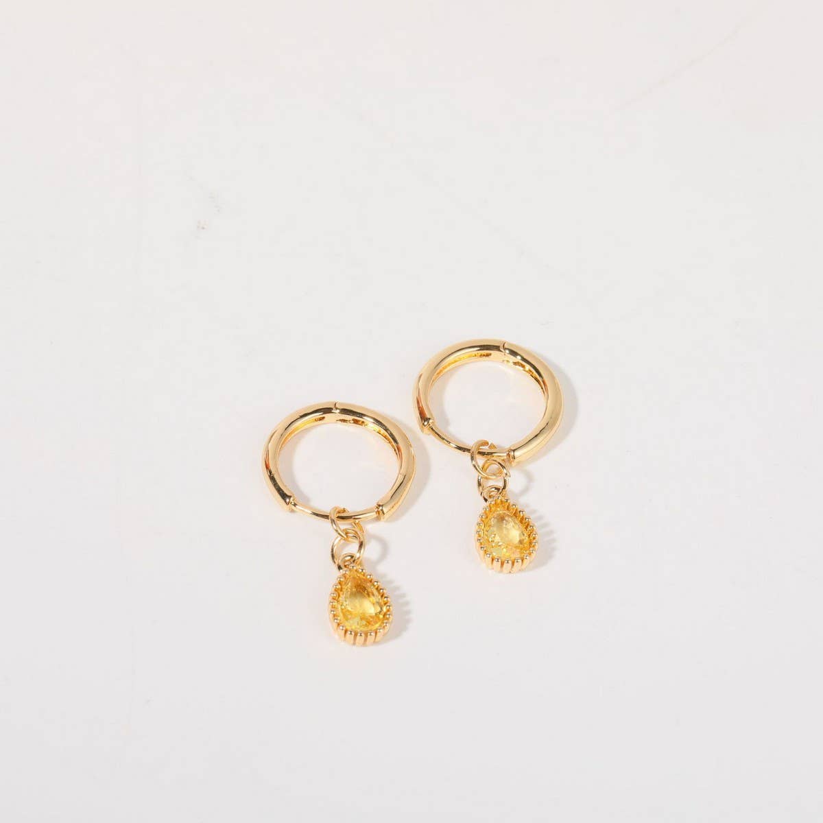 Colorful Birthstone Earrings Teardrop Earrings