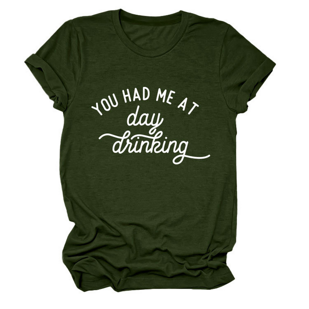 Women?™s Summer Tee Day Drinking Quote Shirt_CWTTSL0491