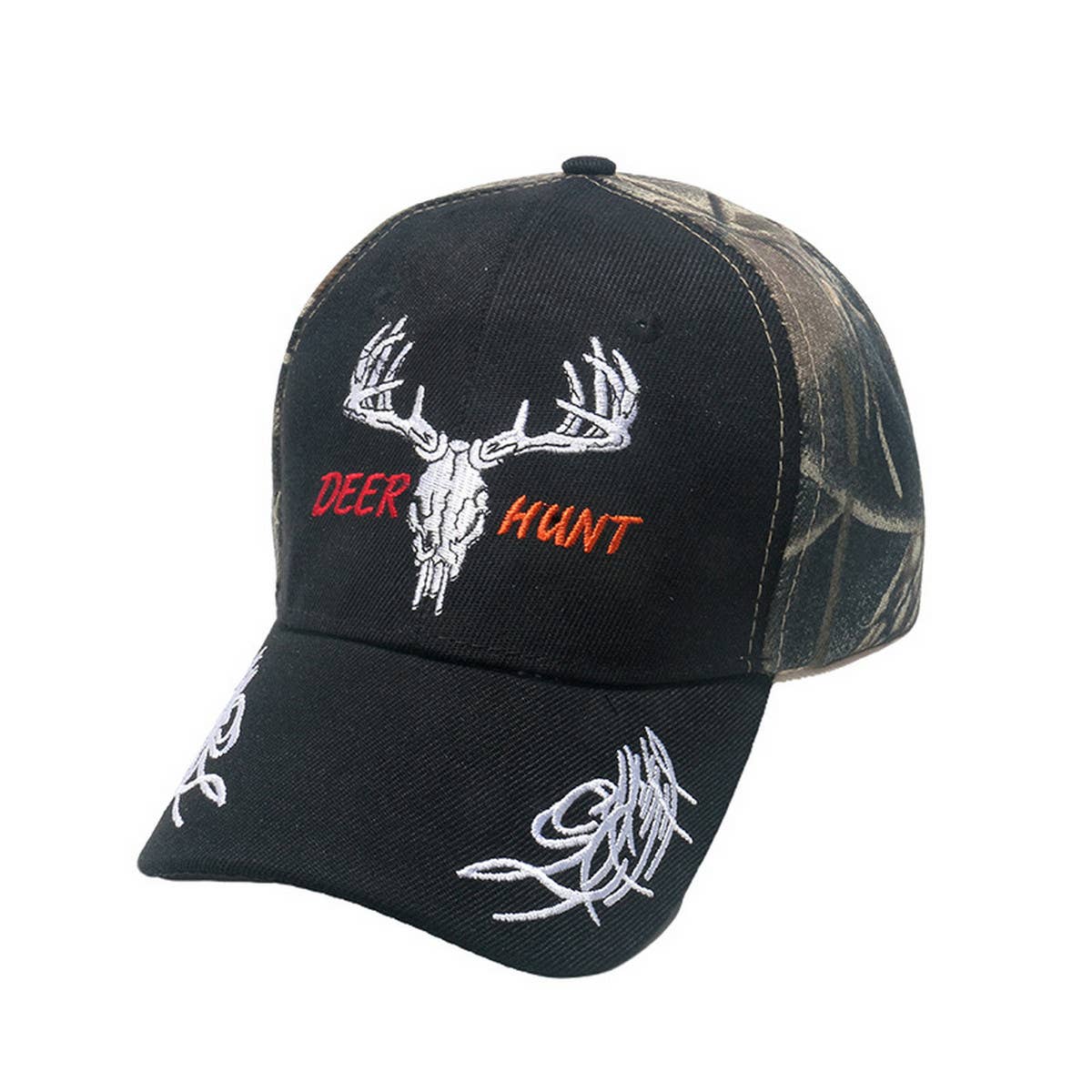 Camouflage Deer Antler Baseball Cap?“Outdoor Sun Hat CWAH1552