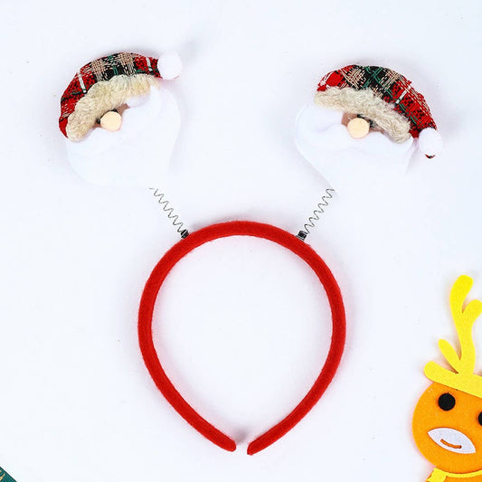 CHRISTMAS LIGHTED HEADBAND HEADBAND ORNAMENTS
