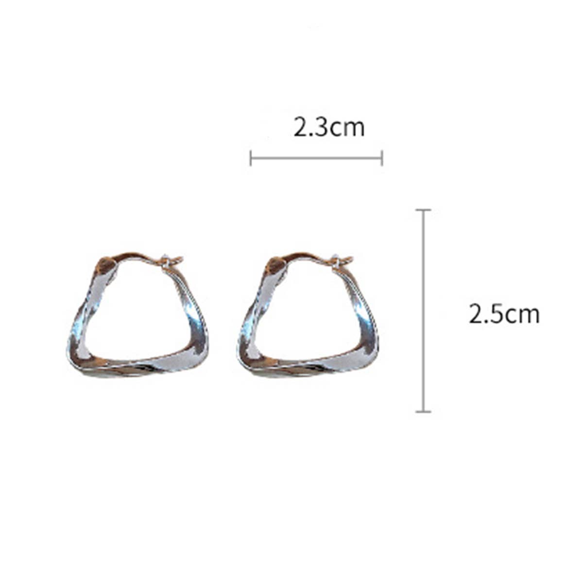 THREADED U-SHAPED SIMPLE AND FASHIONABLE EARRINGS