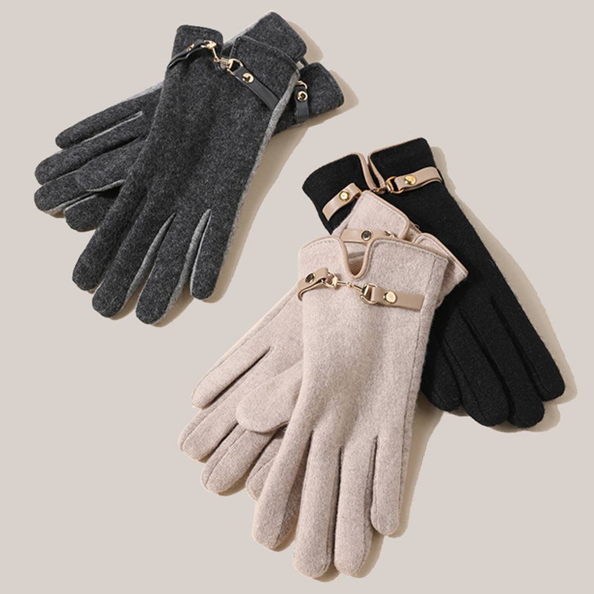 Cute Wool Touchscreen Gloves ? Winter for Women_CWAG0048
