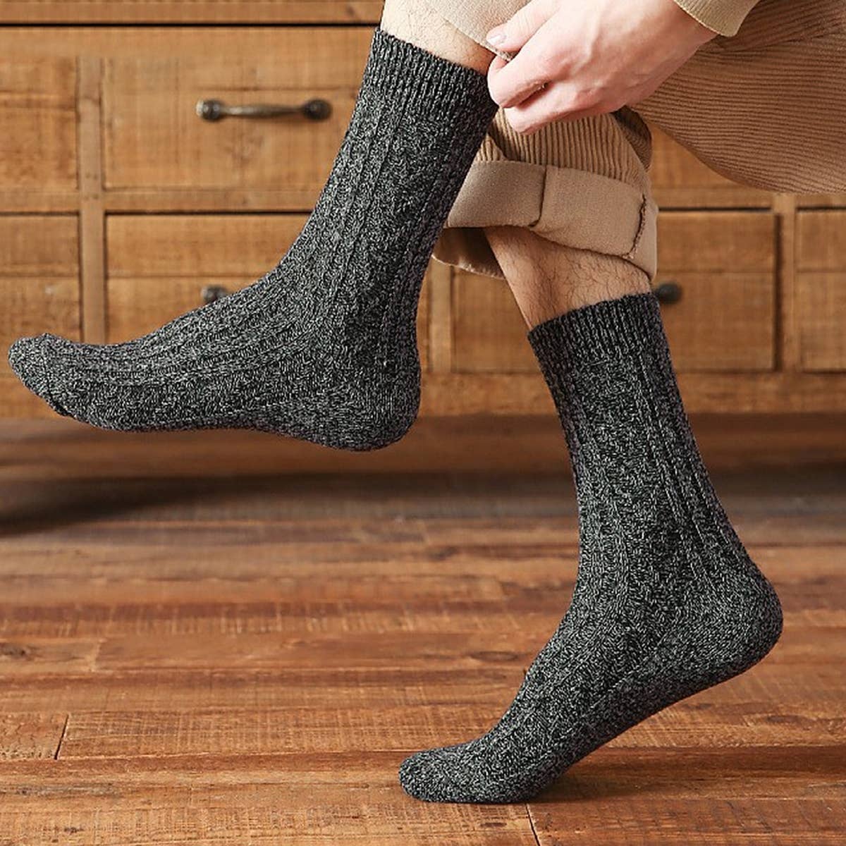 5 PAIRS PER PACK DOUBLE NEEDLE THICKENED SOCKS_CWMS0690