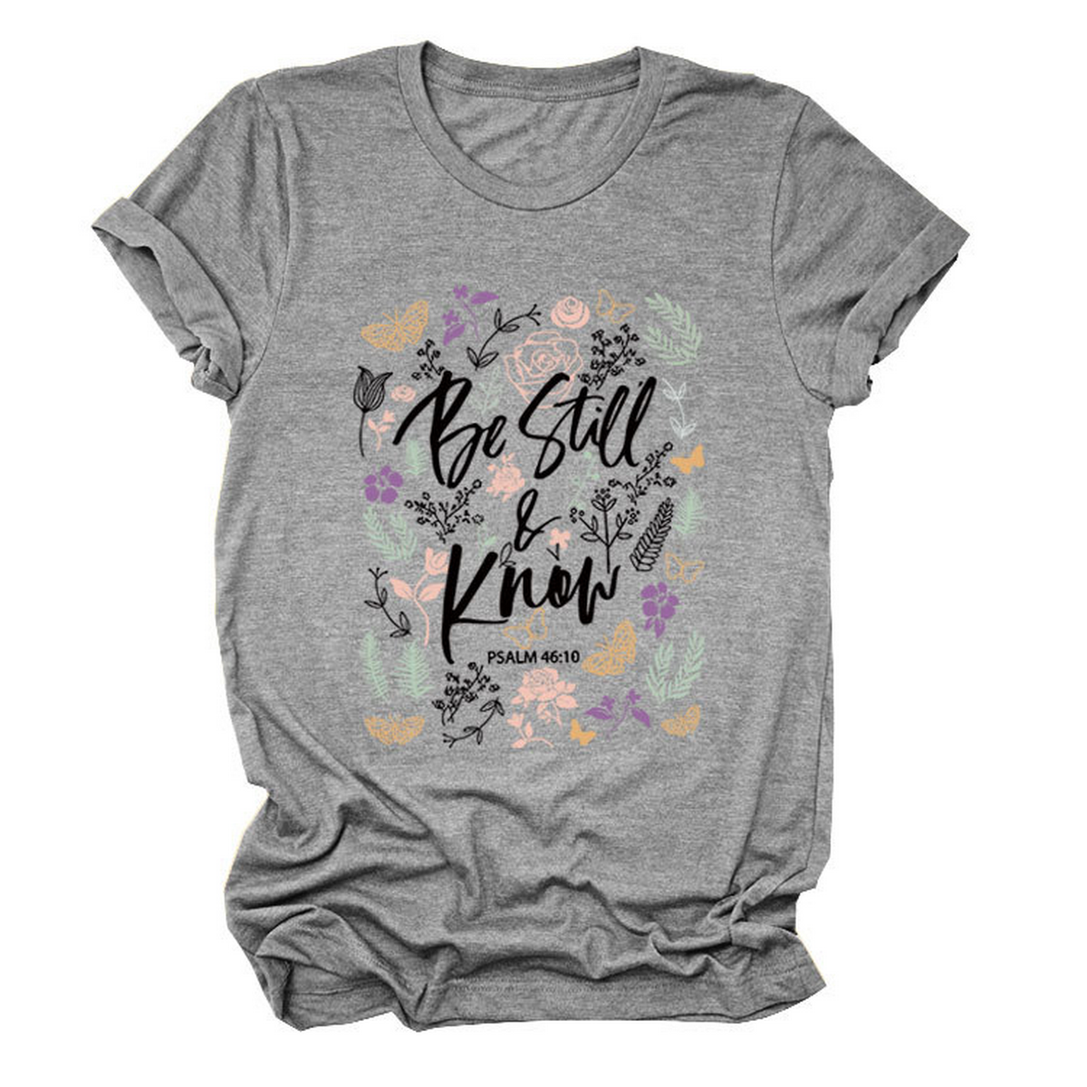 Women?™s Faith Tee, Be Still and Know_CWTTS1480