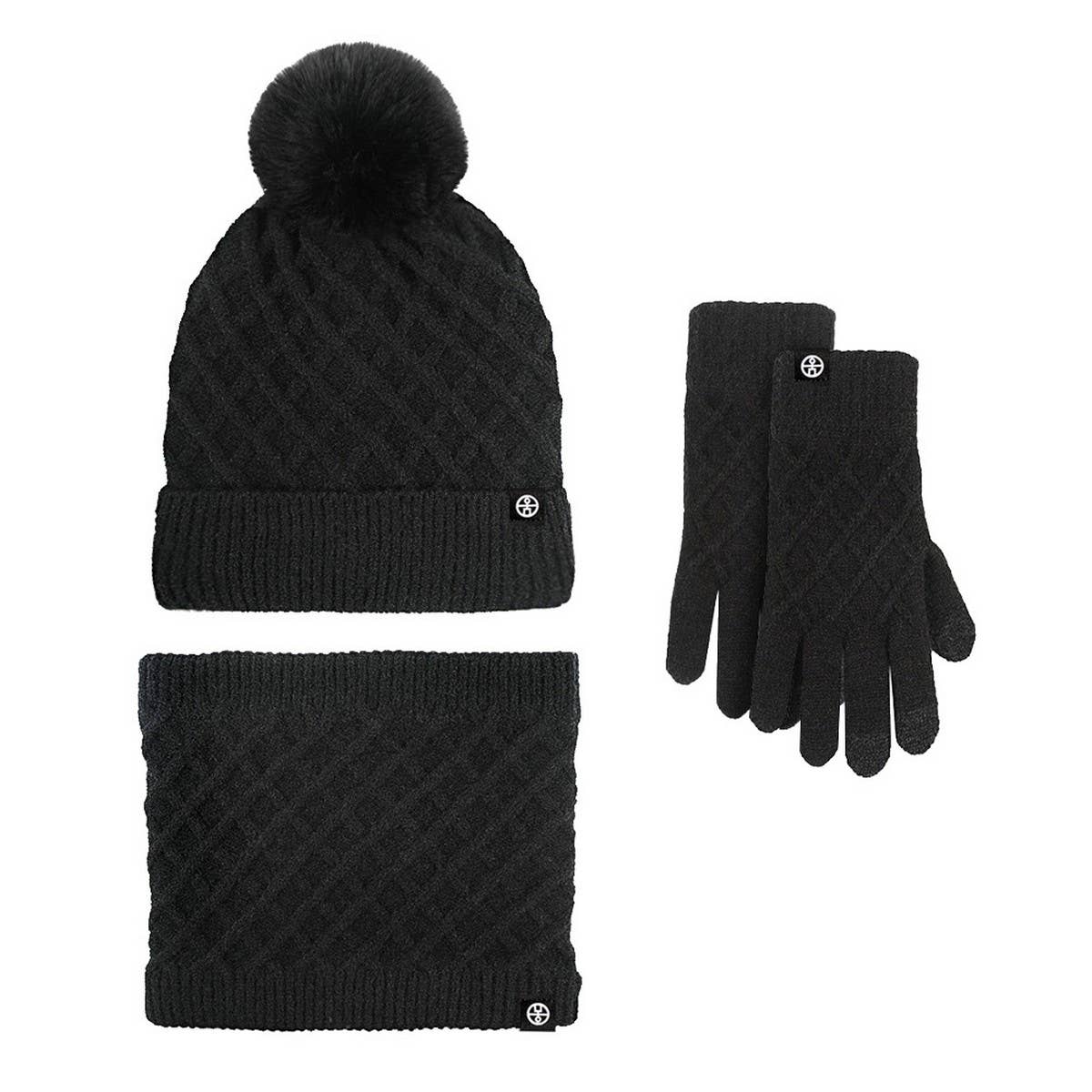 OUTDOOR WARM WOOL BALL KNITTED THREE-PIECE SUIT_CWMM2797