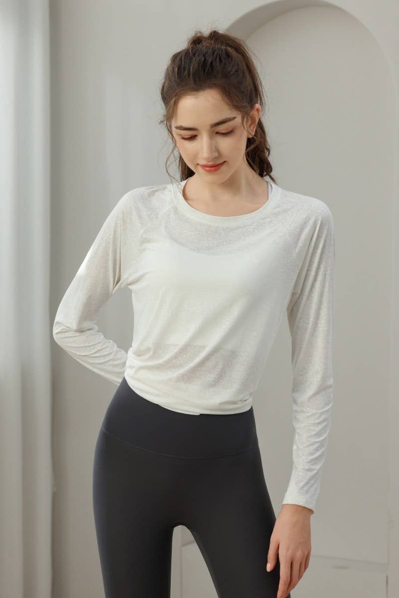 CWTBLL3630_HIGH-END SPORTS STYLE BEAUTIFUL BACK YOGA CLOTHES