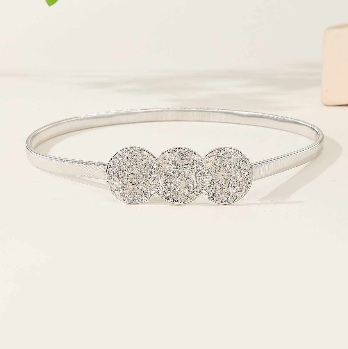 CWABE0967_FASHION ELASTIC WAIST CHAIN WAIST BELT