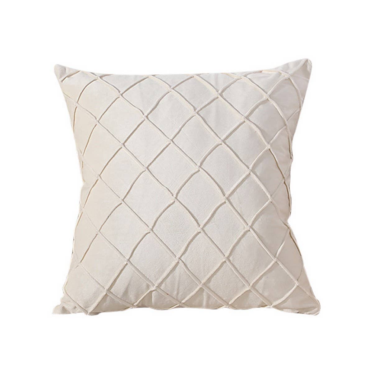 Embroidered Daisy Pillow Cover Removable RusticChic