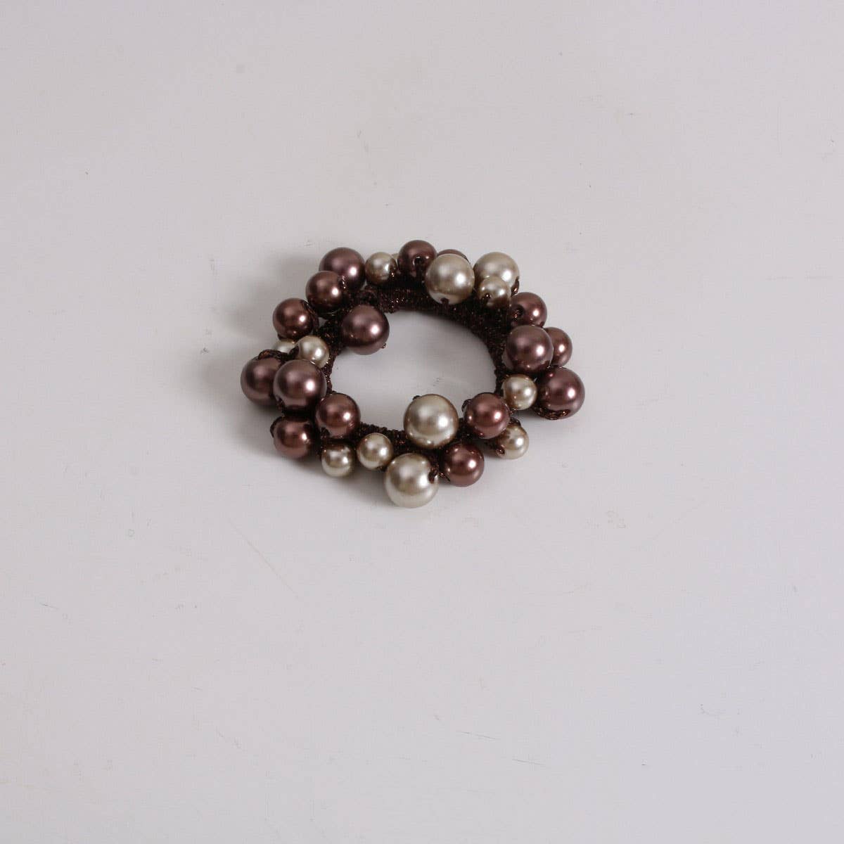 Pearl Hair Tie Boho Bun Holder for Women_CWAHA6762