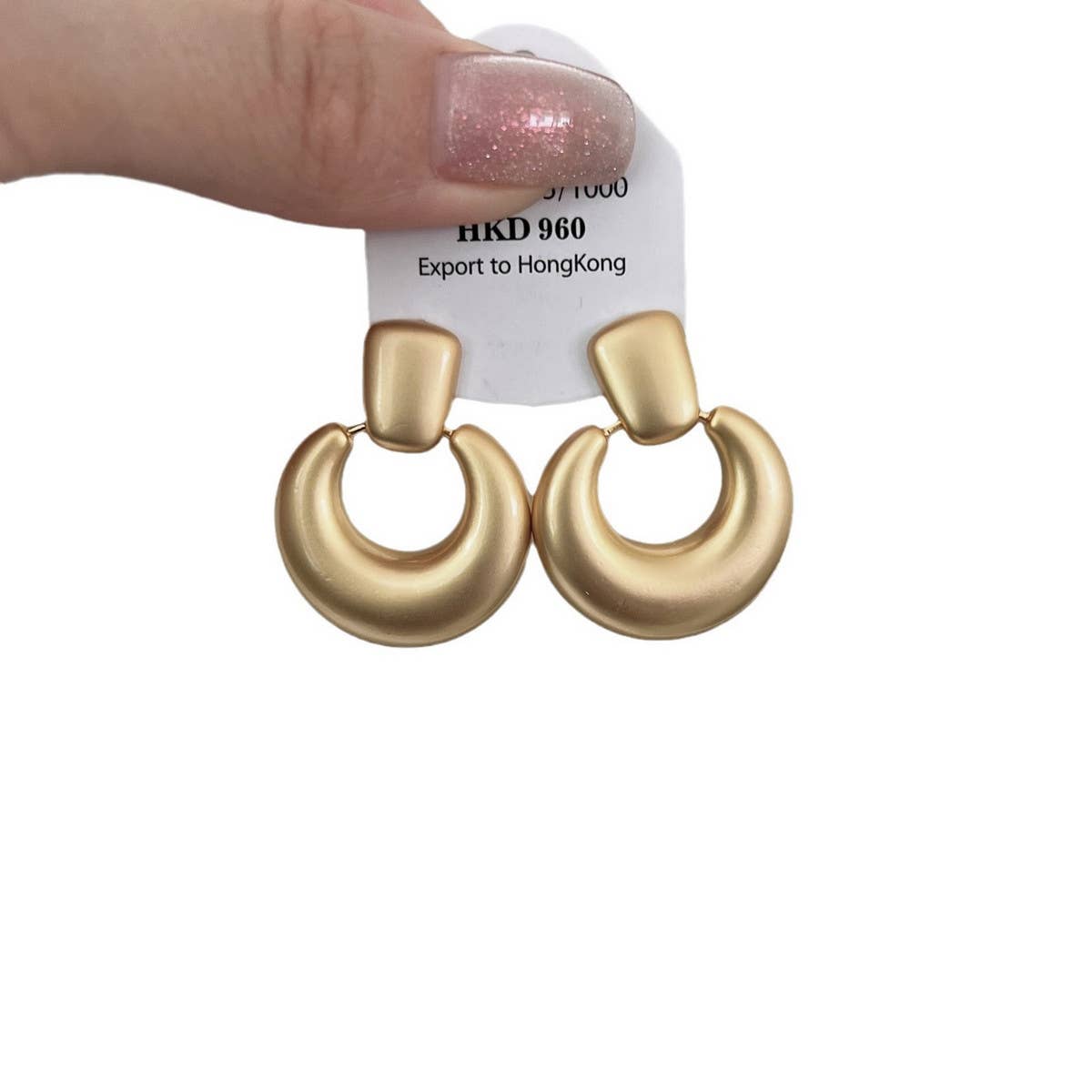 GORGEOUS GOLD ROUND EARRINGS, STUDS