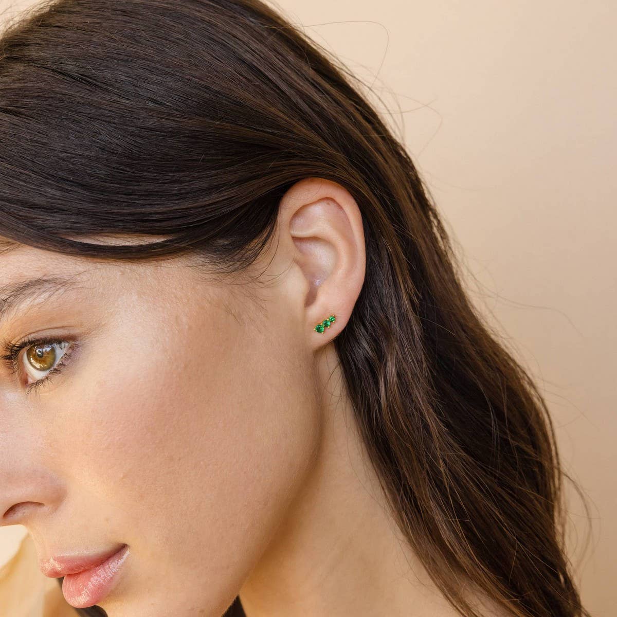 December Birthstone Stud Earrings Vintage Gift