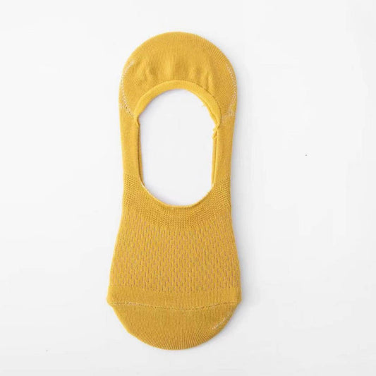 WOMEN'S HOLLOW MESH INVISIBLE BOAT SOCKS
