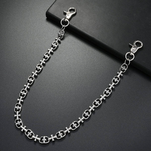 FASHION PERSONALITY CROSS YOUTH JEANS CHAIN_CWMM4875