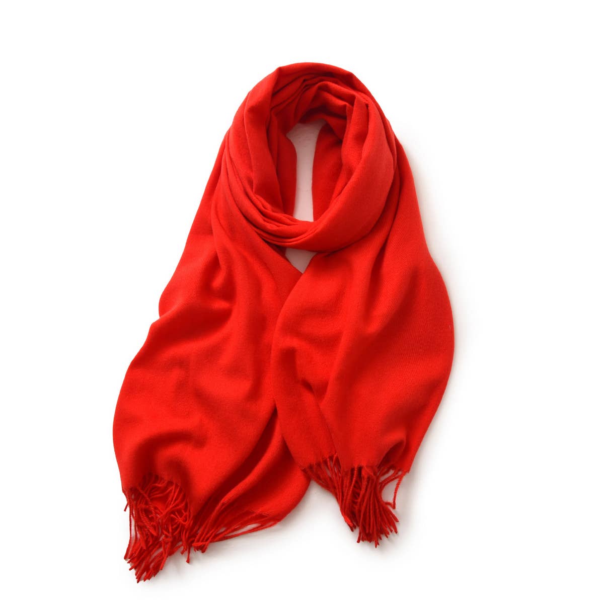 Winter Scarf Shawl - Soft Warm Fringe Design