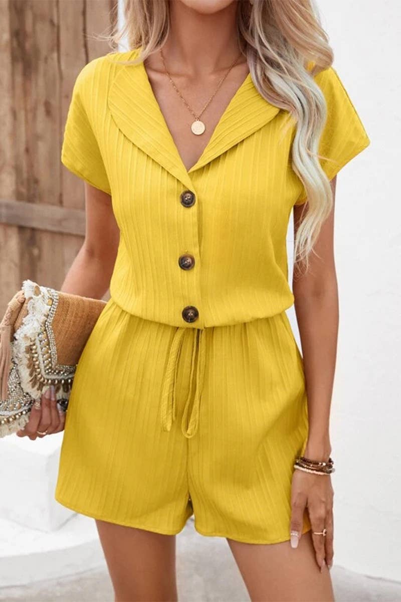 CWSS1252_SUMMER CARDIGAN BAT SLEEVE WAIST SHORTS SUIT