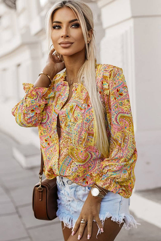 CWTSTL2394_CASUAL LOOSE PRINTED LONG SLEEVE SHIRT TOP