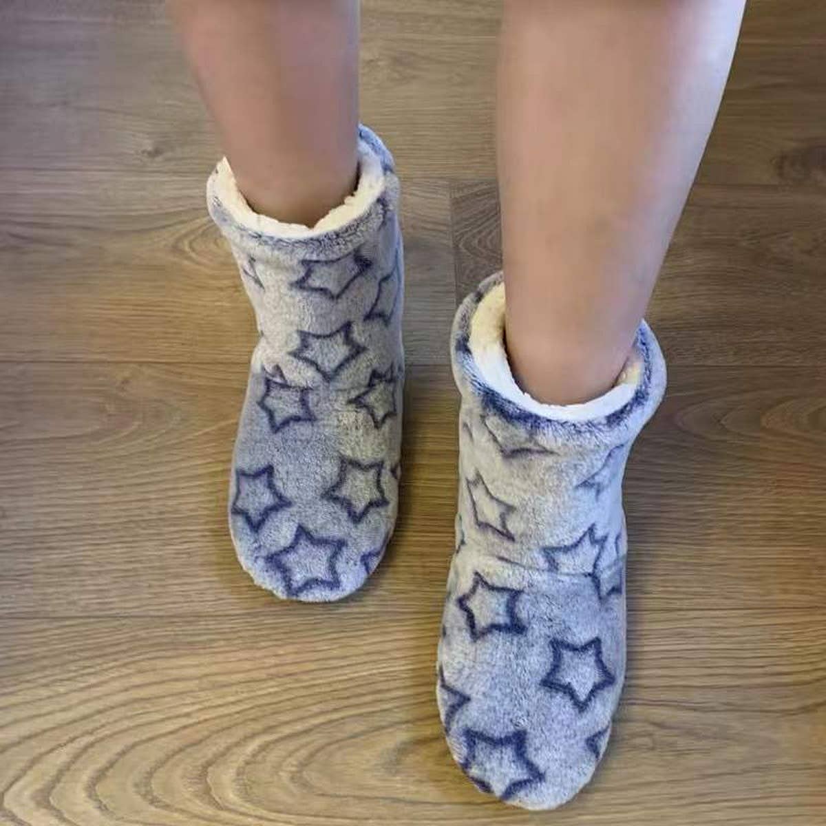 WARM AND SOFT SOLES FOR COMFORT SOCK SLIPPERS