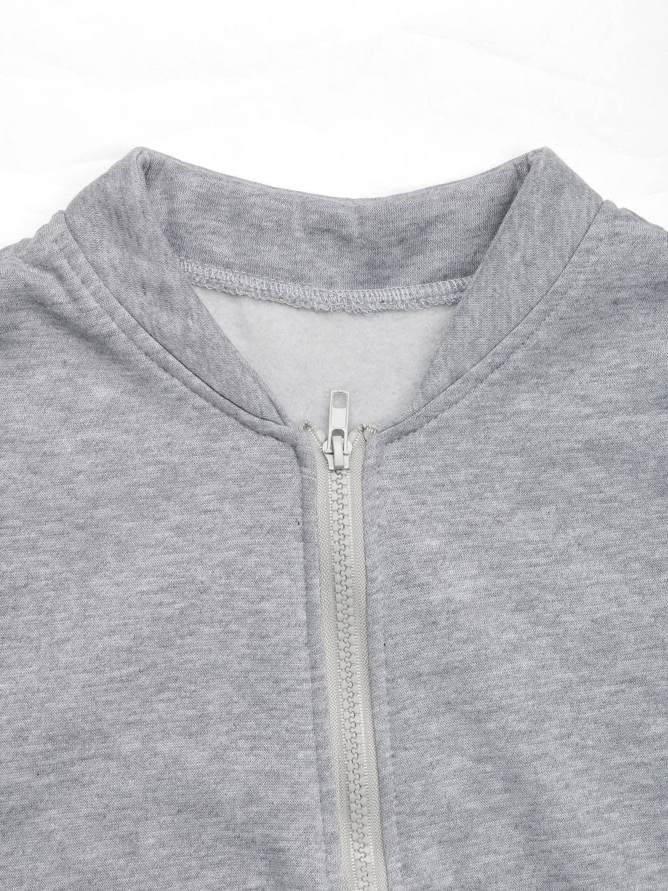 ADD FLEECE THICK SOLID COLOR HOODIE COAT WOMAN