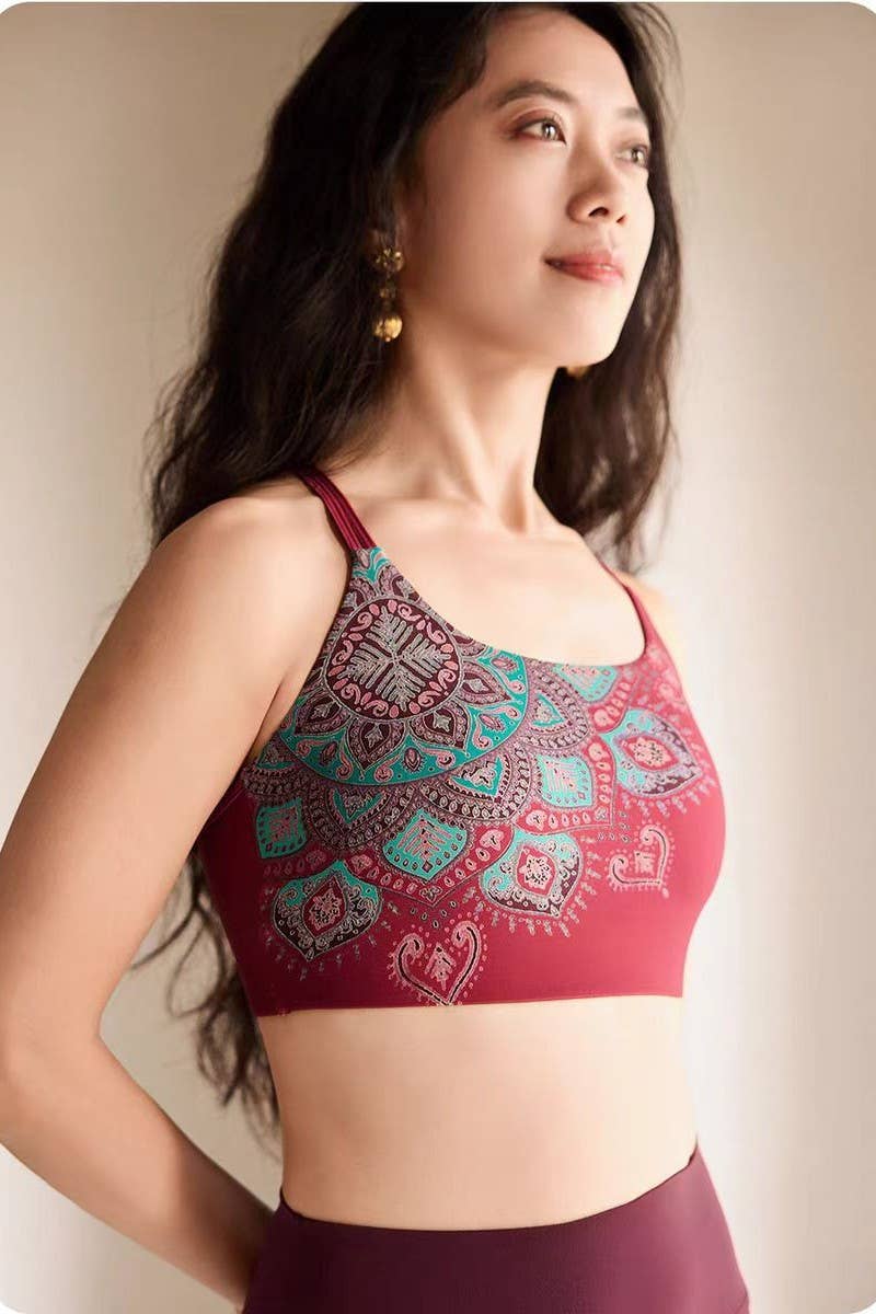 CWSTB1987_MANDALA YOGA BRA AND HIGH WAIST LEGGINGS SET