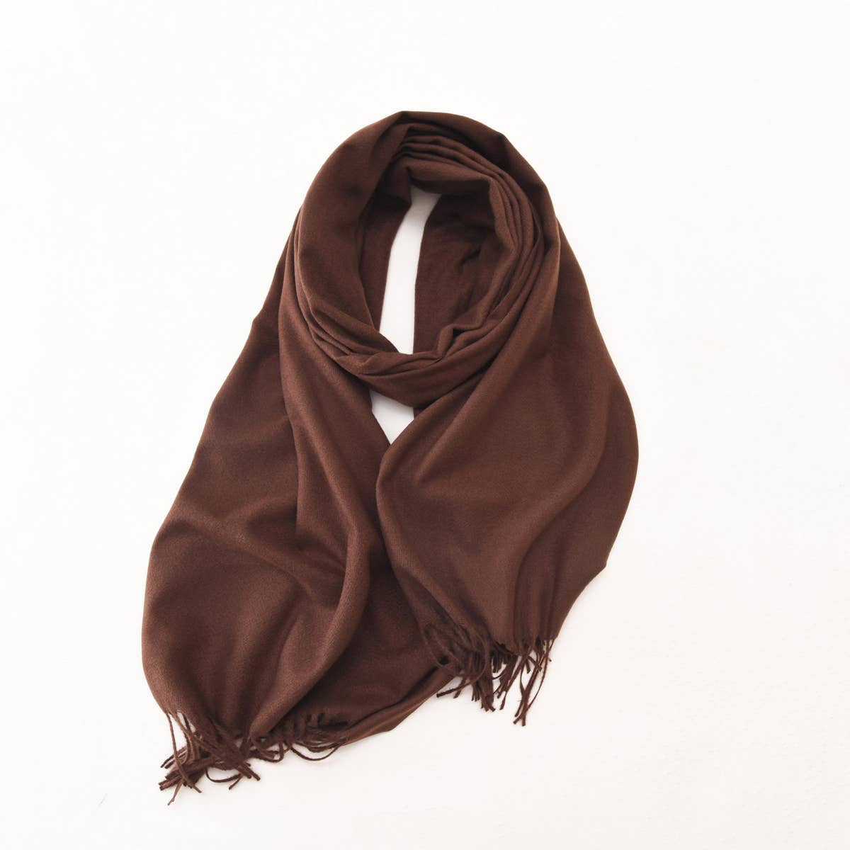 Winter Scarf Shawl - Soft Warm Fringe Design