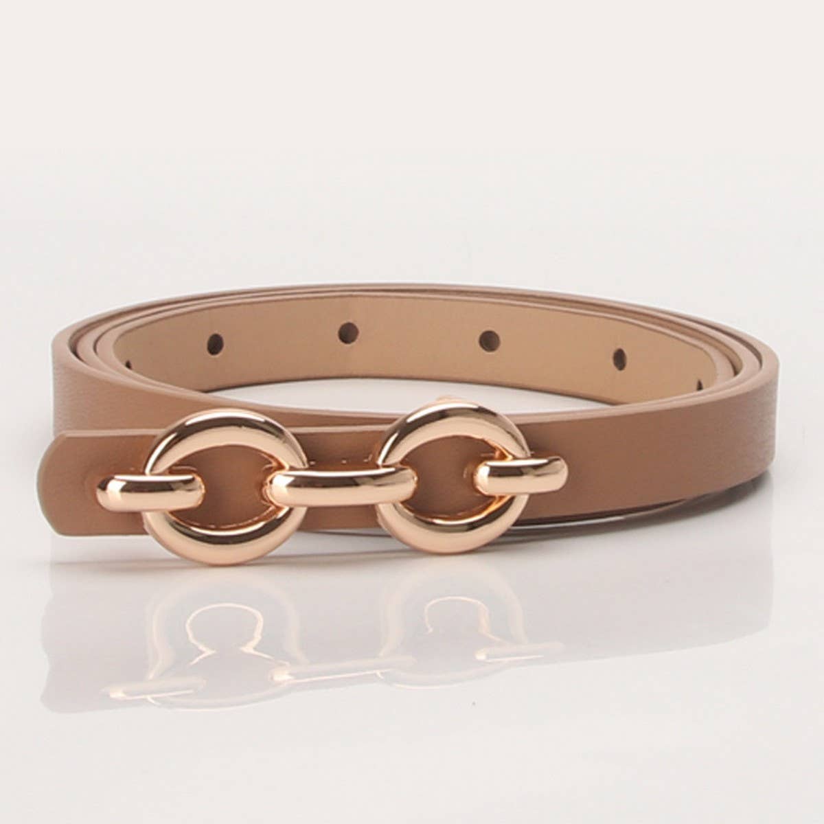 CLASSIC SIMPLE CHAIN BELT BUCKLES THIN BELTS_CWABE0397