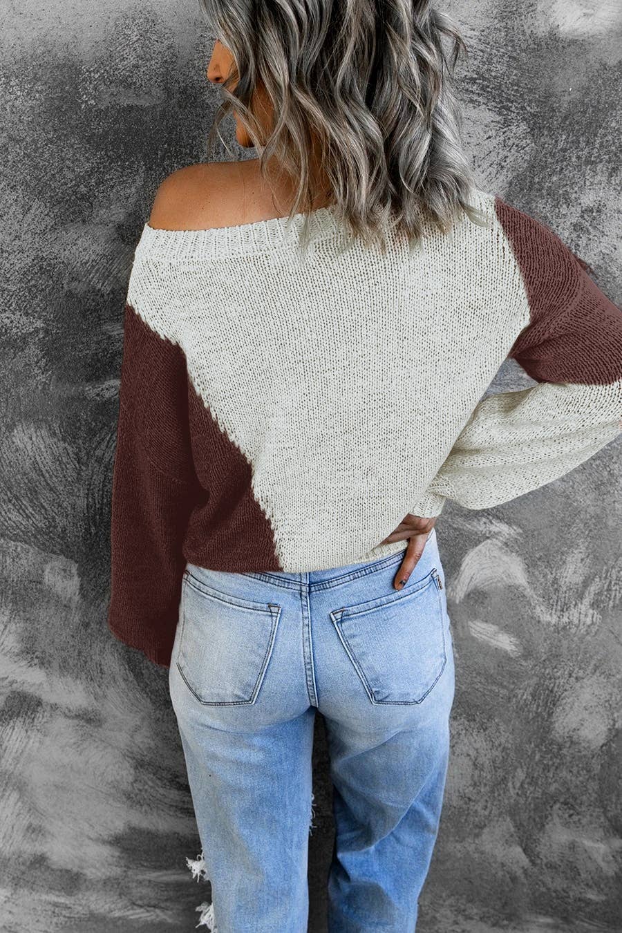 CASUAL CREW NECK PULLOVER SWEATER
