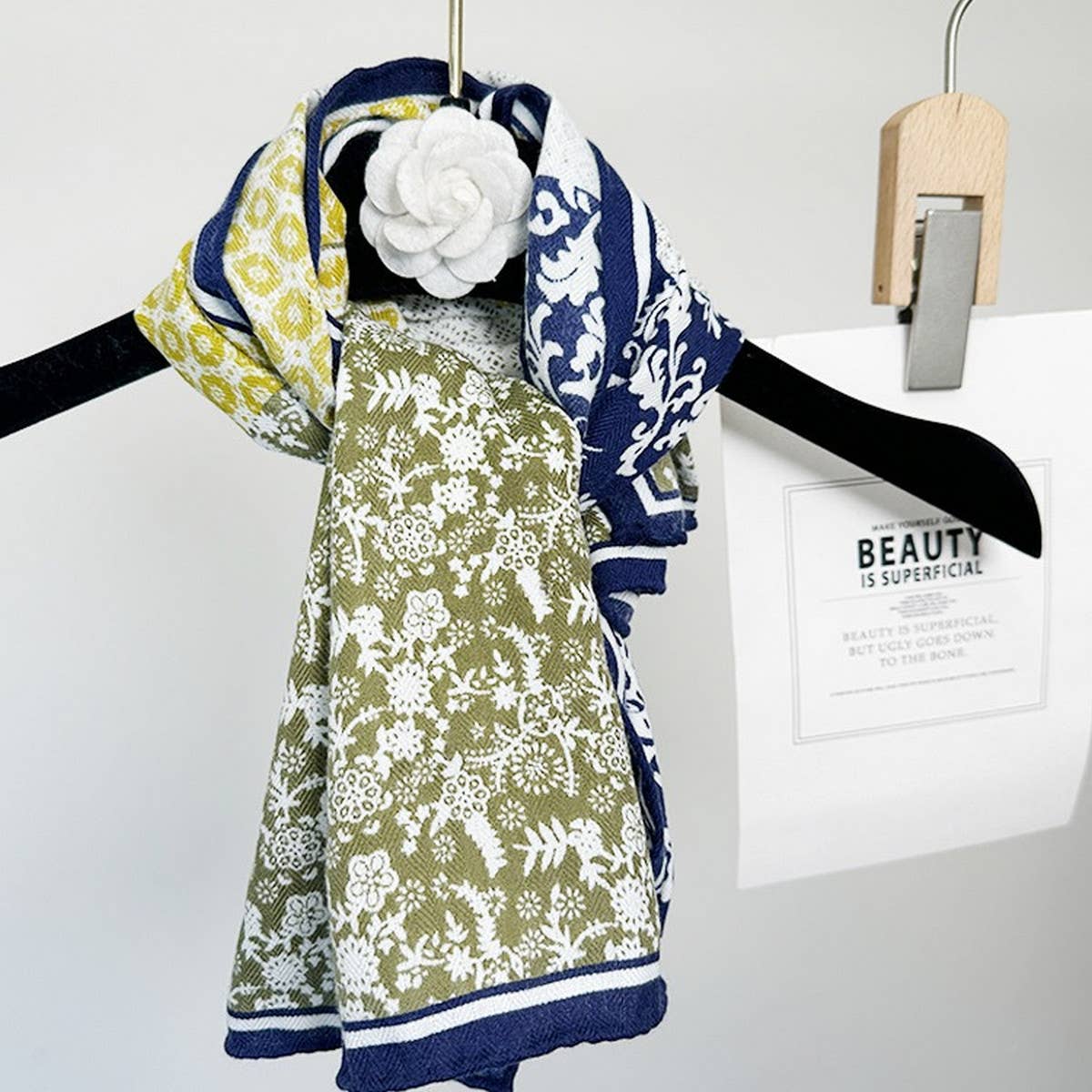 Vintage Multi-Functional Silk Scarf for Women