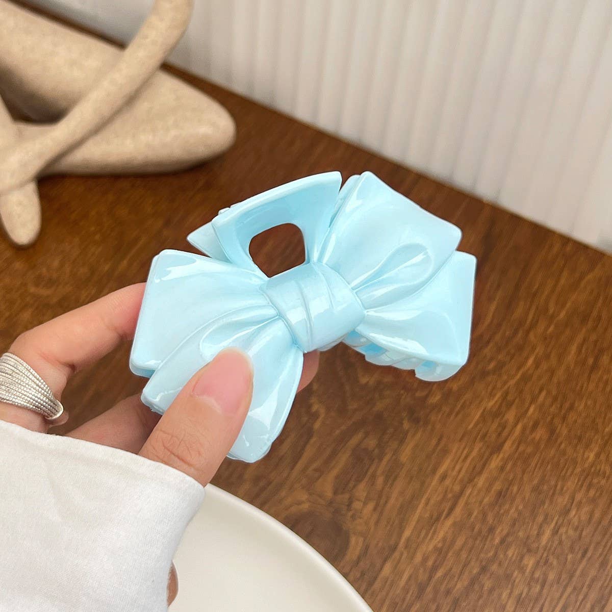SWEET GIRL BOW FIVE-POINTED STAR HAIRPIN