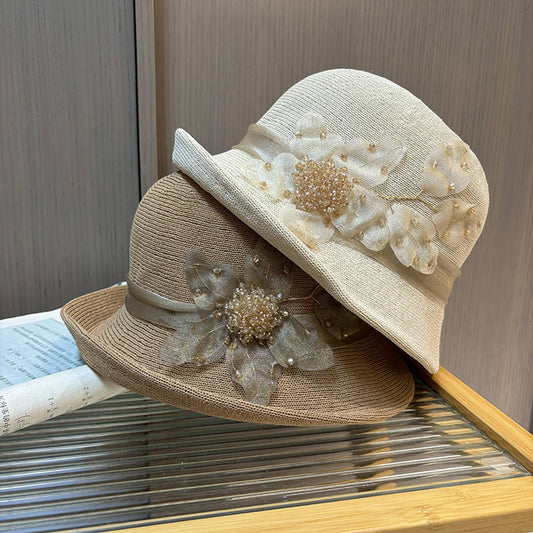 VERSATILE KNITTED ROLLED BOWLER BUCKET HAT_CWAH1210