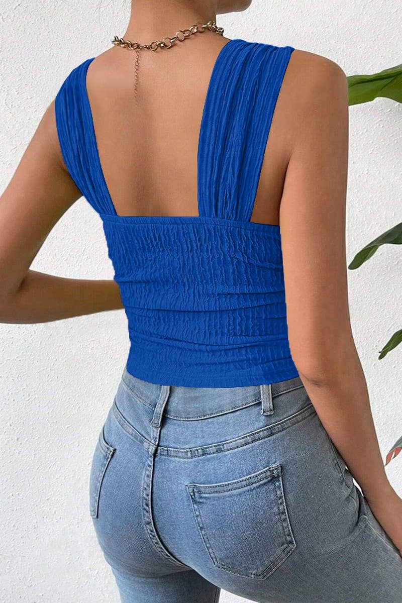 CWTTK1180_SQUARE NECK STRAP CROP TANK TOP