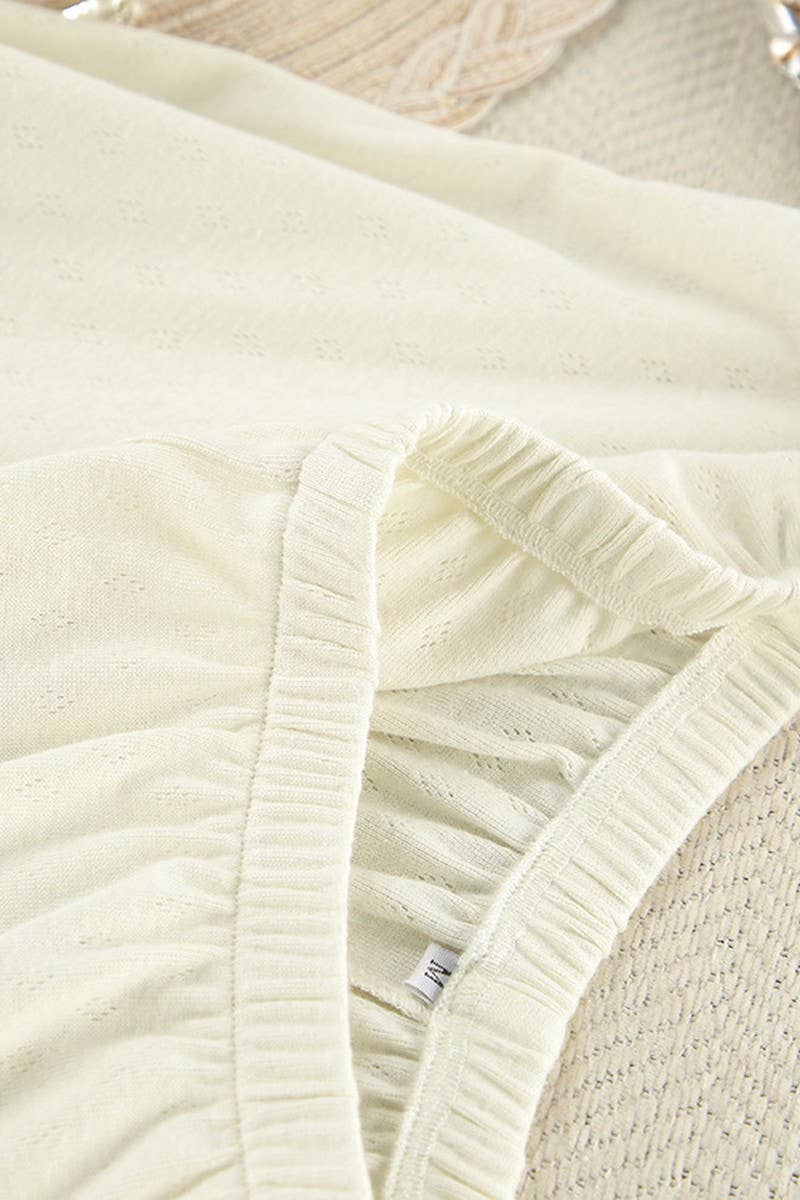 CWSPJ0178_KNITTED JACQUARD PAJAMAS AND HOMEWEAR SET