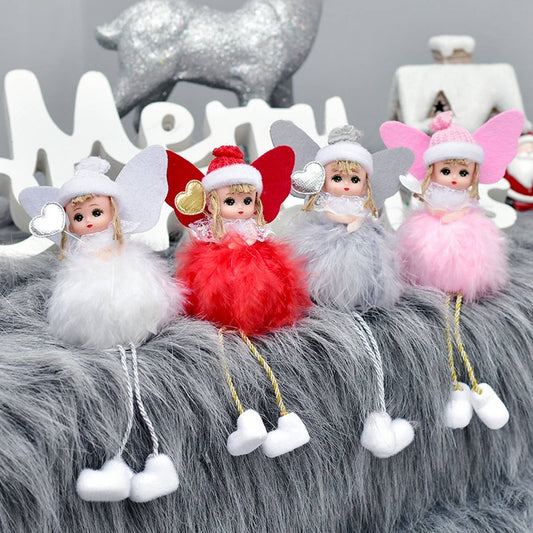 Cute Feather Angel Christmas Tree Ornament_CWAJE05398