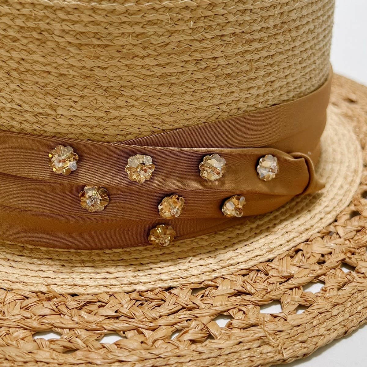 Summer high-end decorative sun hat_CWAH3563