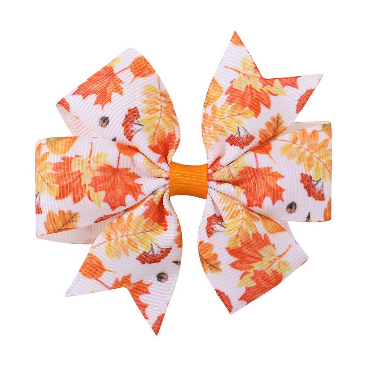 Thanksgiving Turkey Pumpkin Tail Hair Clip