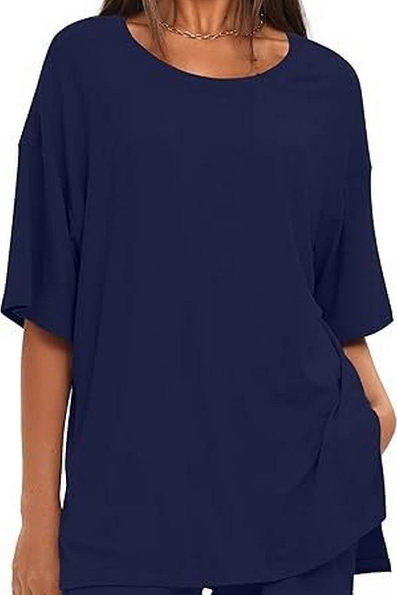 CWSJB00029_2025 SUMMER CASUAL SOLID COLOR SHORTS SET