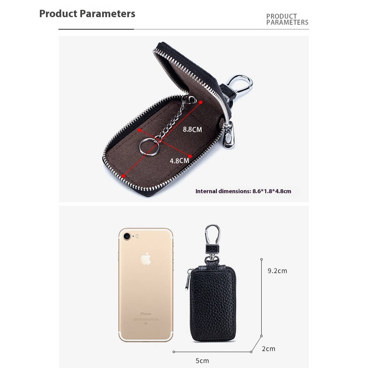 Men¡¯s Leather Key Holder ? Universal Car Case_CUAB00377