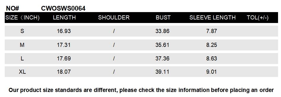 CWOSWS0064_Round Neck Short Sleeve Sweater Top