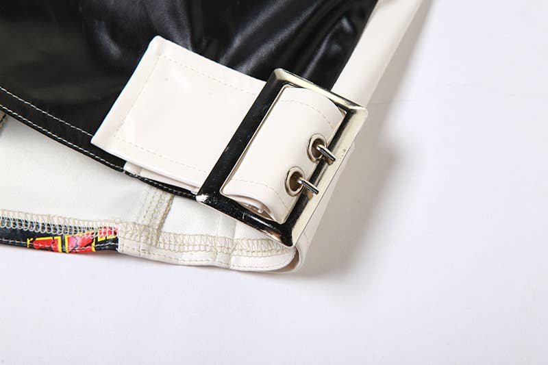 Colorblock Street Style Slim Fit Casual Top