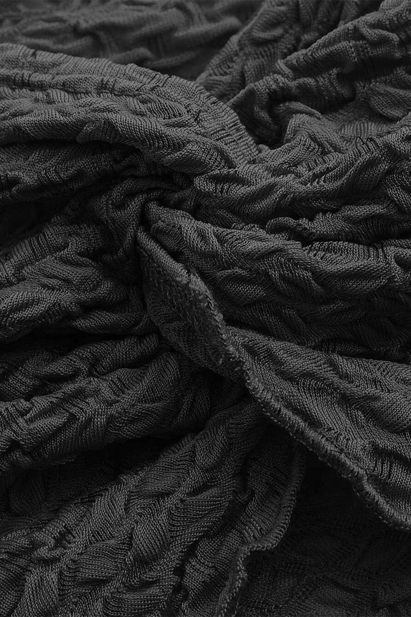 CWTTT0079_RUCHED TWIST FRONT STRAPLESS BACKLESS TOP