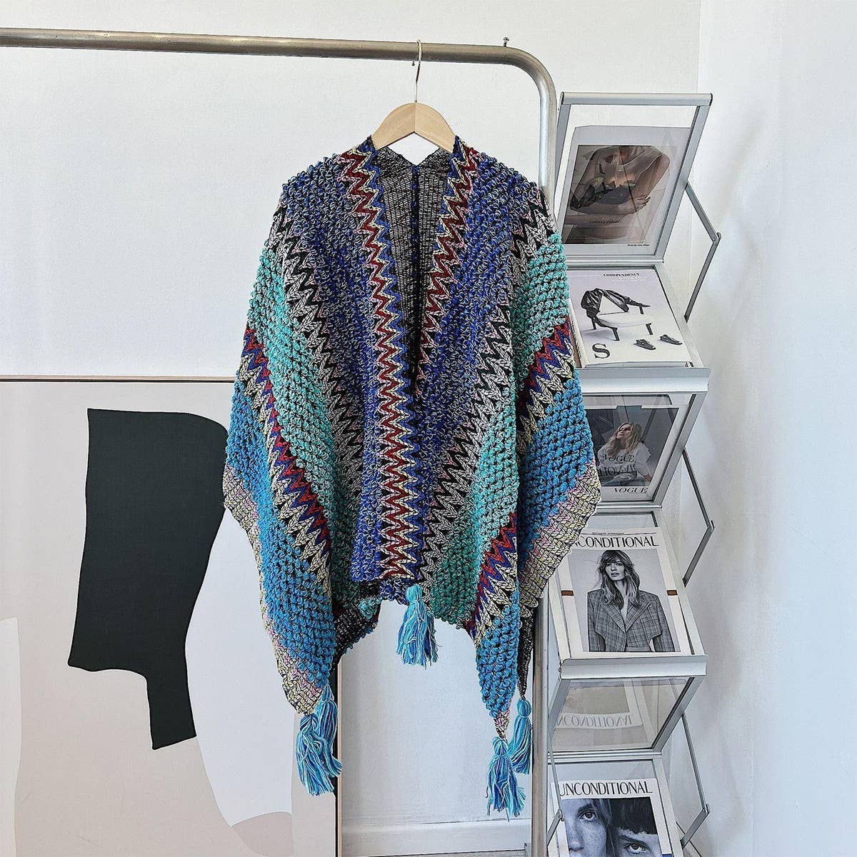 CWASC03124_BOHO TASSEL SHAWL CAPE FOR WOMEN TRAVEL