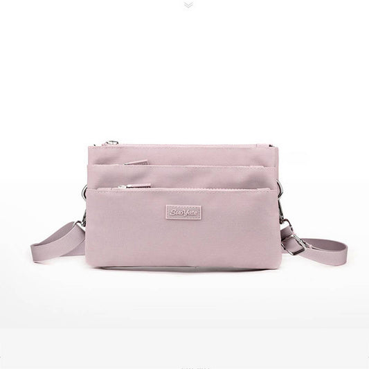 LIGHTWEIGHT FABRIC MULTI-LAYER SHOULDER BAG_CWAB3497