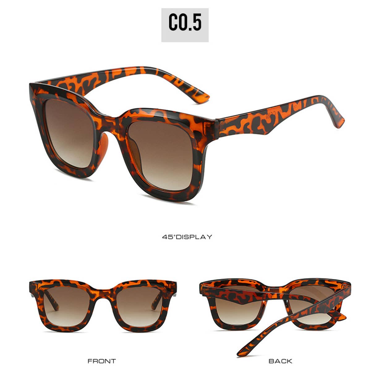 WIDE FRAME DANDY SUNGLASSES