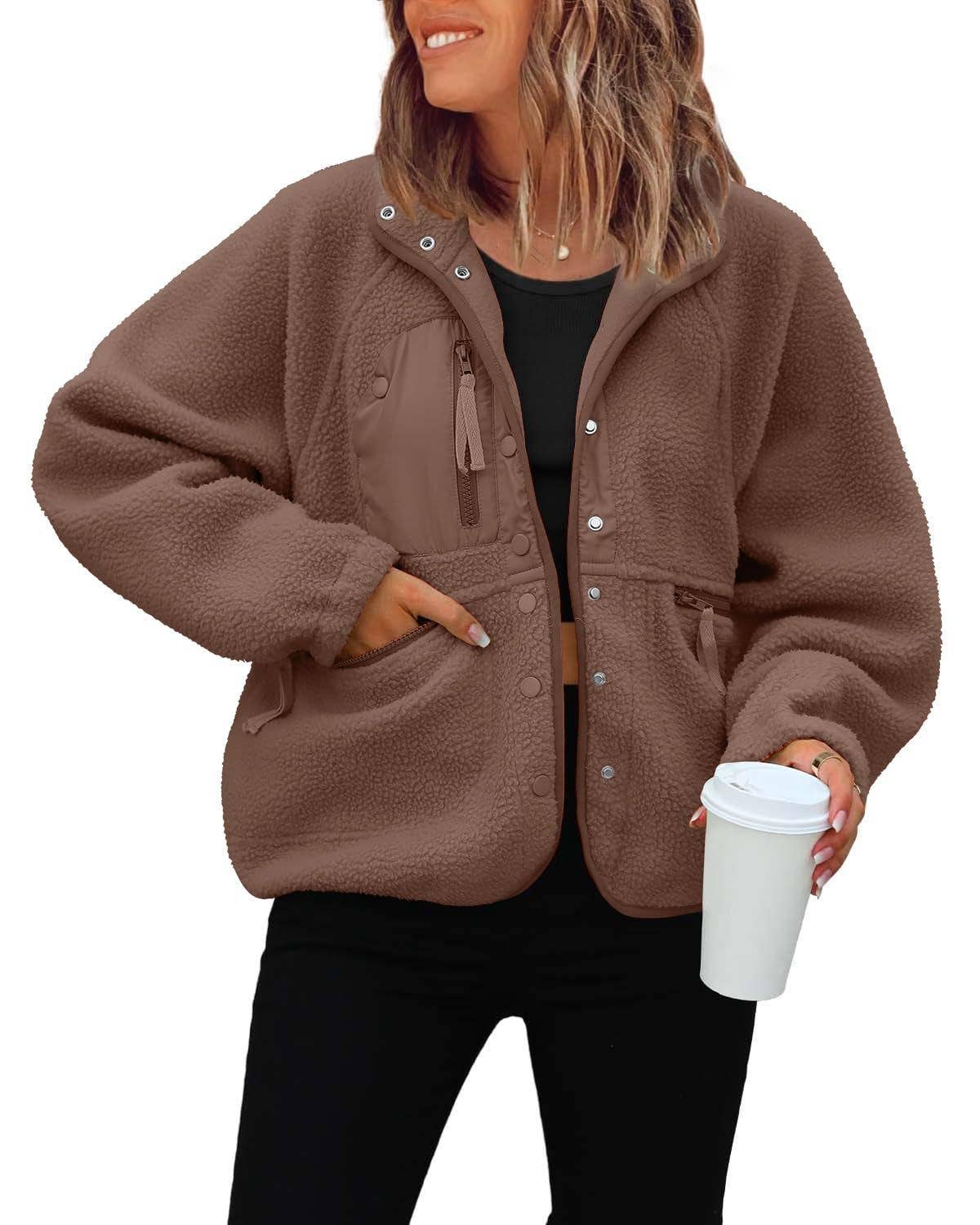 FLEECE JACKET SPORTS CASUAL HOODIE JACKET