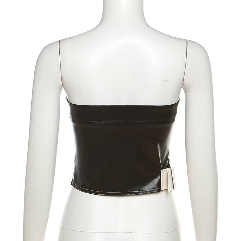 Colorblock Street Style Slim Fit Casual Top