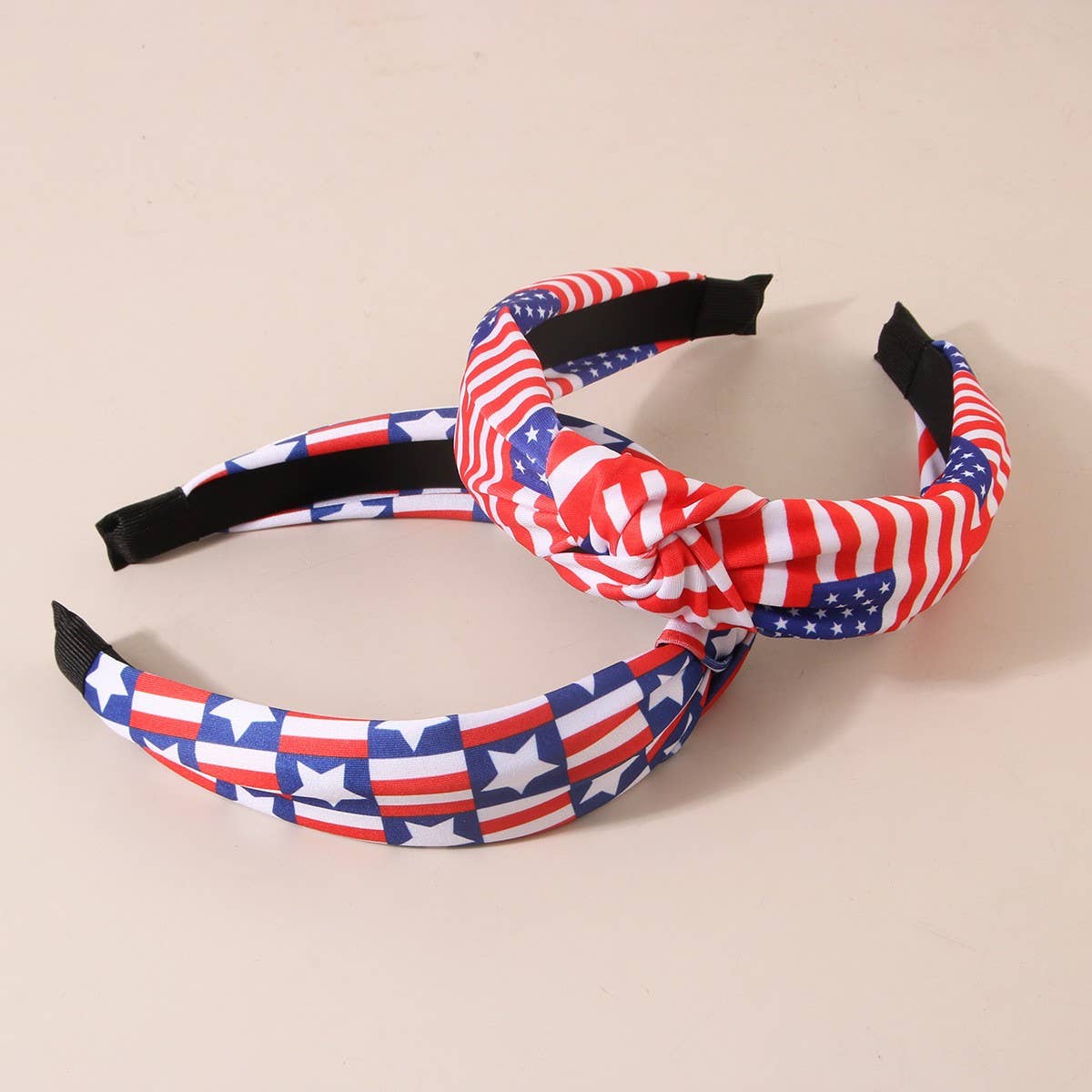 CWAHA1386_INDEPENDENCE DAY HEADBAND,KNOT, STAR