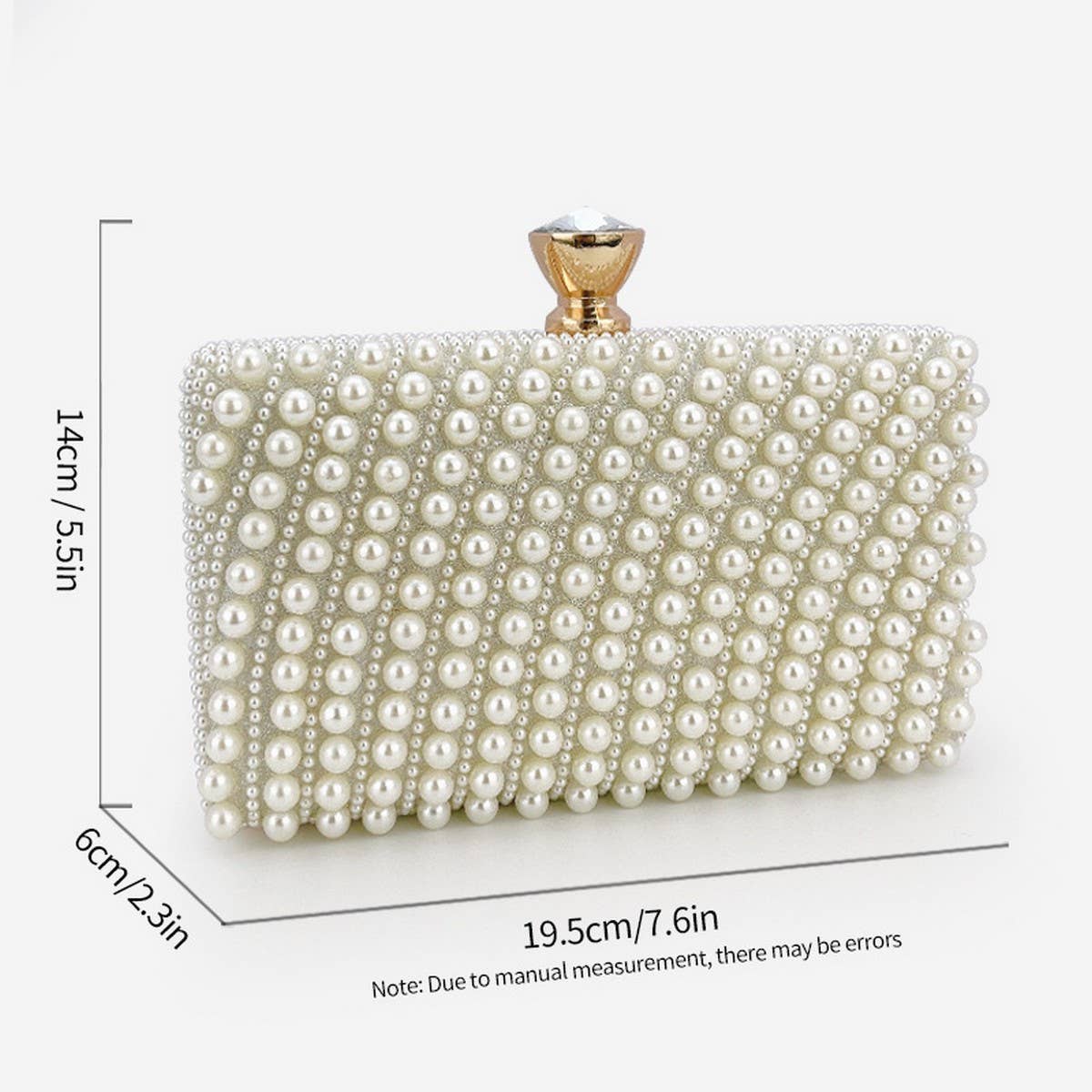 VINTAGE ELEGANT SQUARE CLUTCH_CWAB2512